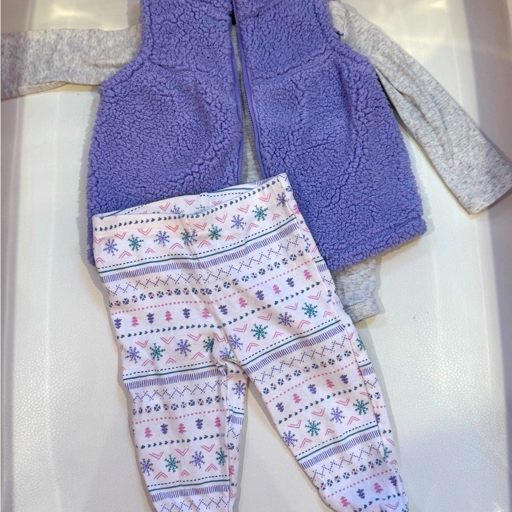 Carter's Lavender 3 pieces SET